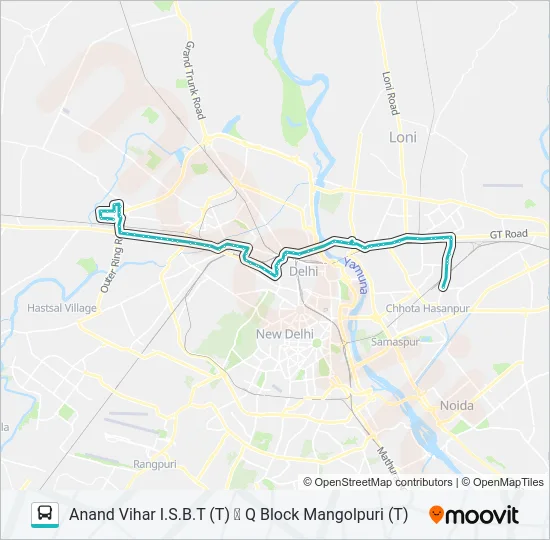 939 Bus Line Map
