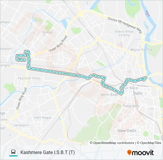 939 Bus Line Map