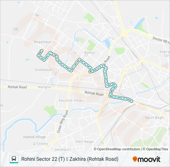 957 Bus Line Map