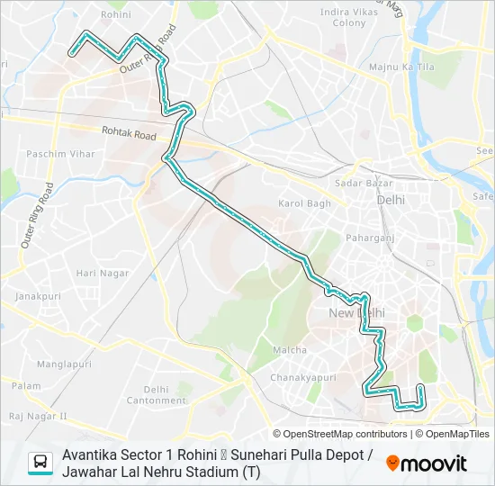 970 Bus Line Map
