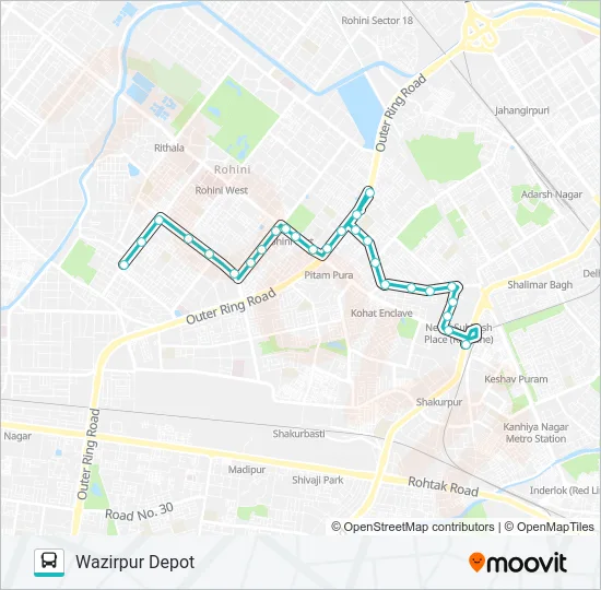 971 Bus Line Map