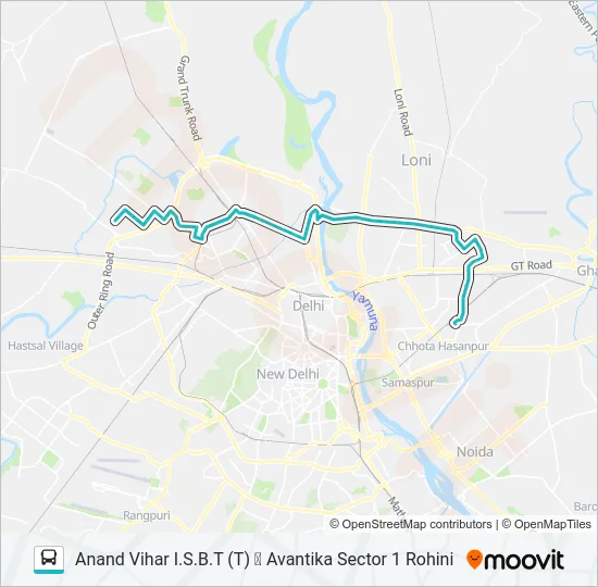 971 Bus Line Map