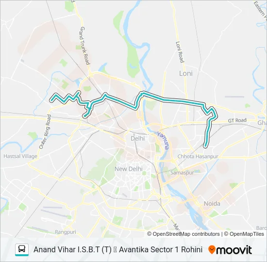 971 Bus Line Map