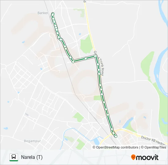 103 Bus Line Map