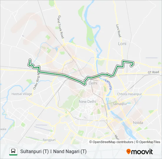 992 Bus Line Map