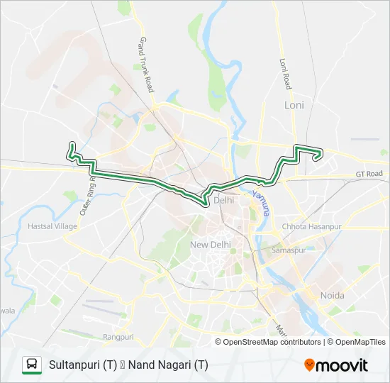 992 Bus Line Map