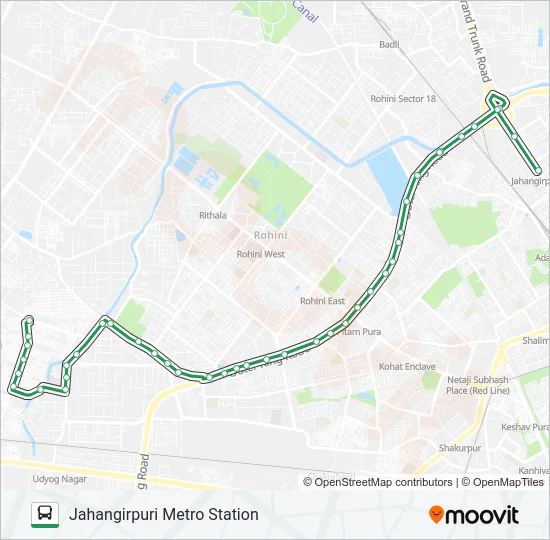 982 Bus Line Map
