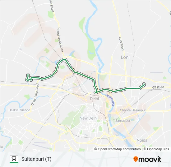982 Bus Line Map