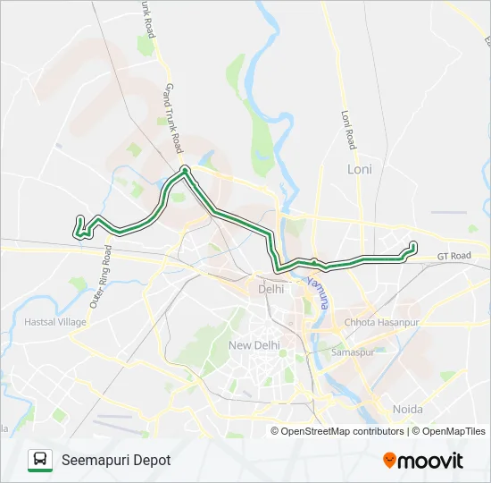 982 Bus Line Map
