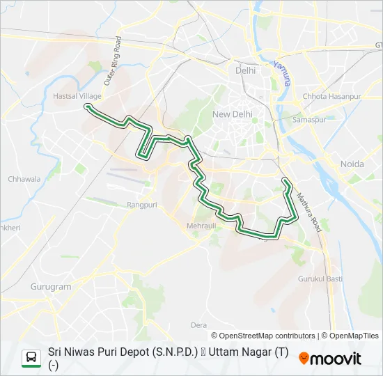 OMS (-) Bus Line Map