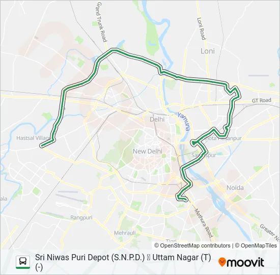 OMS (-) Bus Line Map