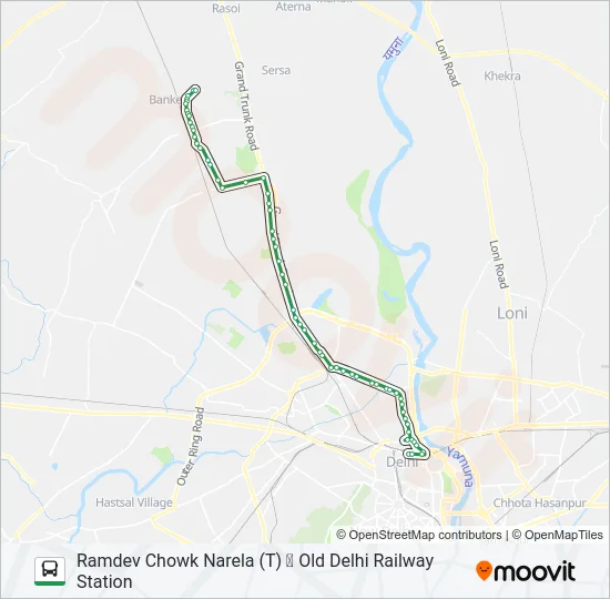 103 Bus Line Map