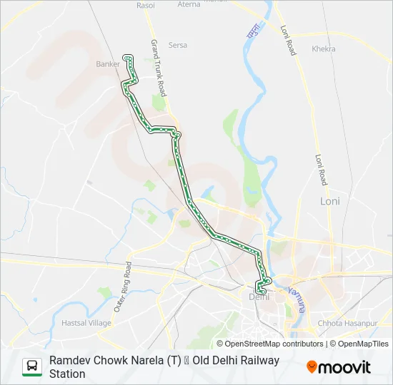 103 Bus Line Map