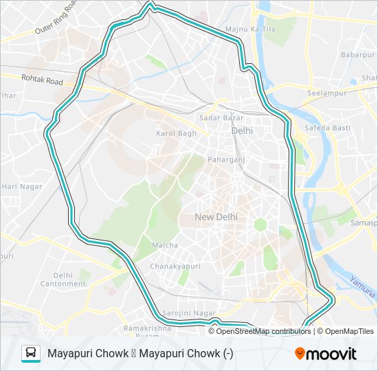 TMS (-) Bus Line Map