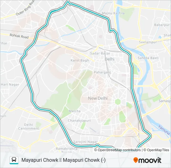 TMS (-) Bus Line Map