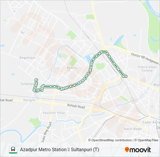 982 Bus Line Map