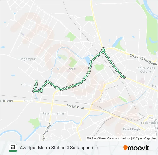 982 Bus Line Map