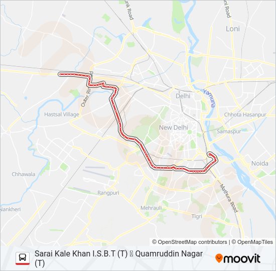 567 Bus Line Map