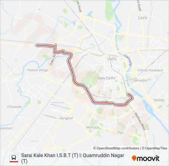 567 Bus Line Map