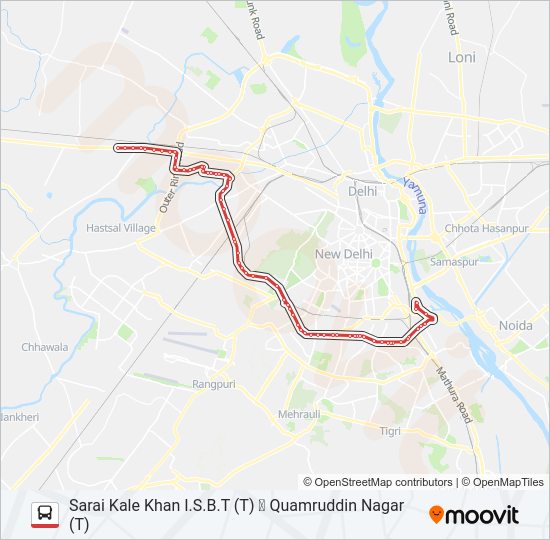 567 bus Line Map