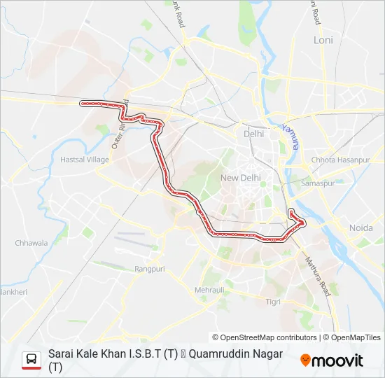 567 Bus Line Map