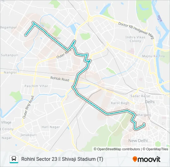990EXT Bus Line Map