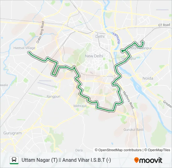 OMS (-) Bus Line Map