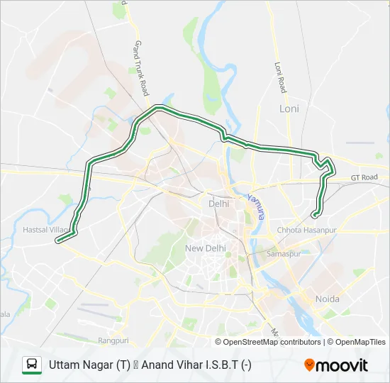 OMS (-) Bus Line Map