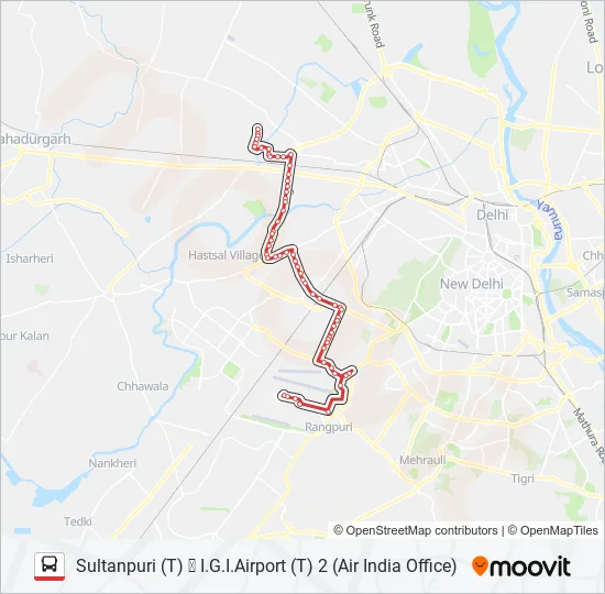AIR-06 Bus Line Map