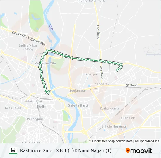 0261 Bus Line Map