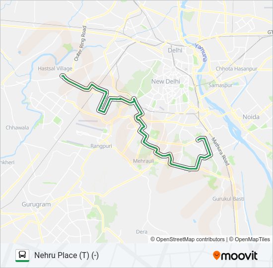 oms Route Schedules, Stops & Maps Nehru Place (T) () (Updated)