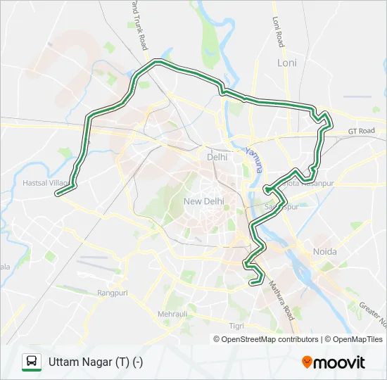 OMS (-) Bus Line Map