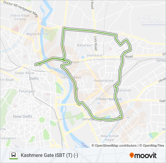 YMS (-) Bus Line Map