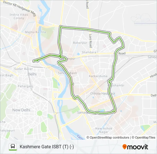 YMS (-) Bus Line Map