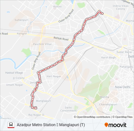 AIR-05 bus Line Map