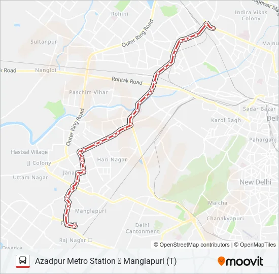 AIR-05 Bus Line Map