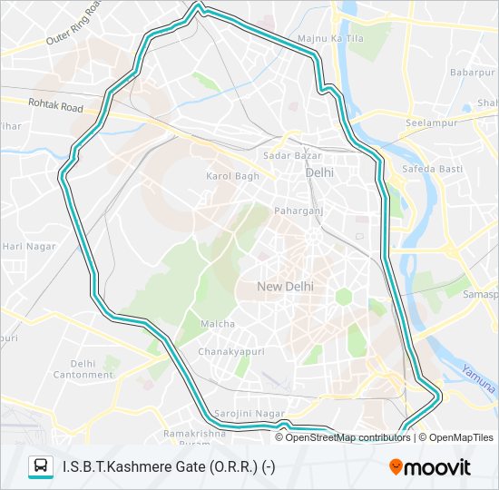 TMS (-) Bus Line Map