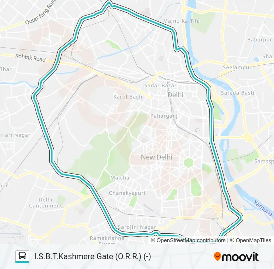 TMS (-) Bus Line Map