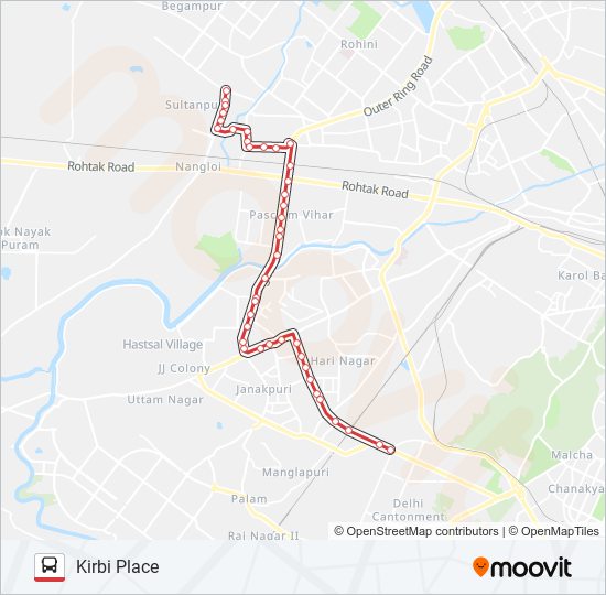 AIR-06 bus Line Map