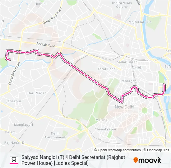 910 (LS) Bus Line Map