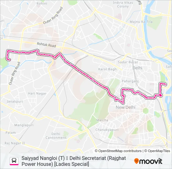 910 (LS) Bus Line Map