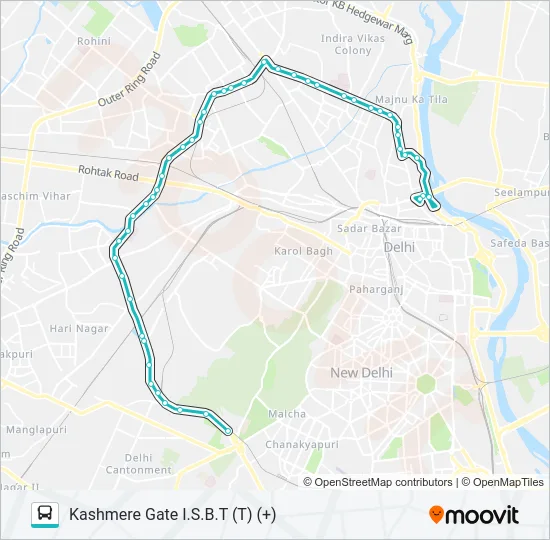 TMS (+) Bus Line Map