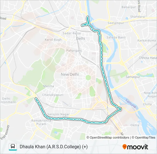 TMS (+) Bus Line Map