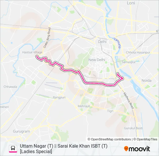 711 (LS) Bus Line Map
