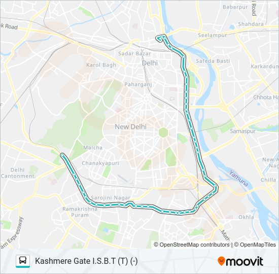 TMS (-) Bus Line Map