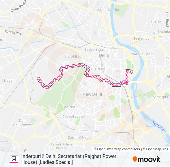 313 (LS) Bus Line Map