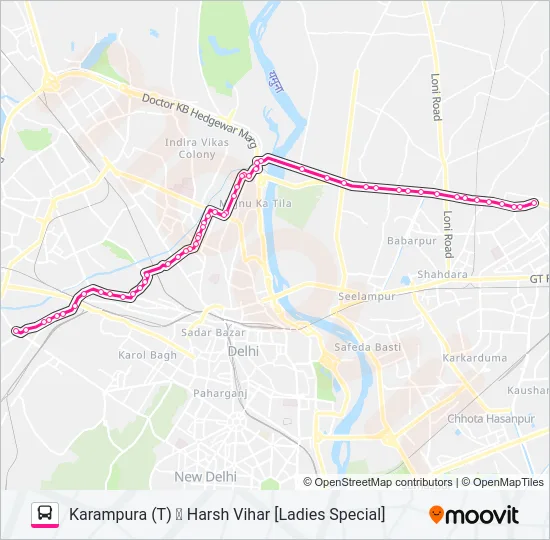 234 (LS) Bus Line Map