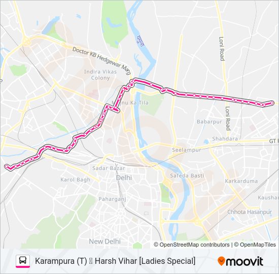 234 (LS) bus Line Map