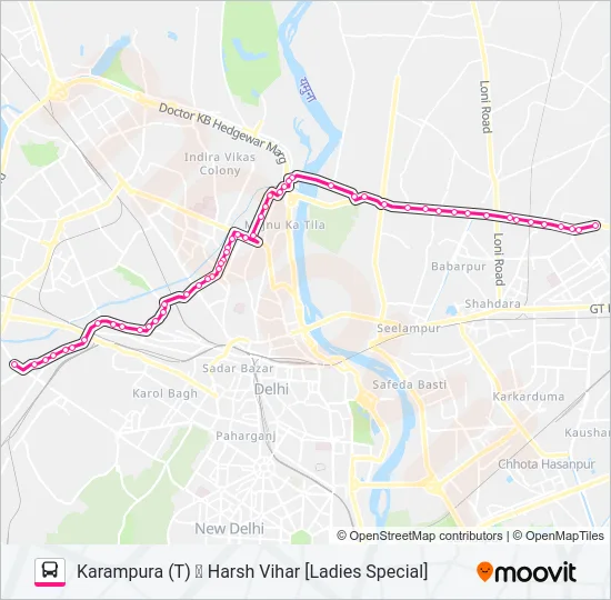 234 (LS) Bus Line Map