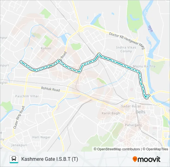 901 Bus Line Map